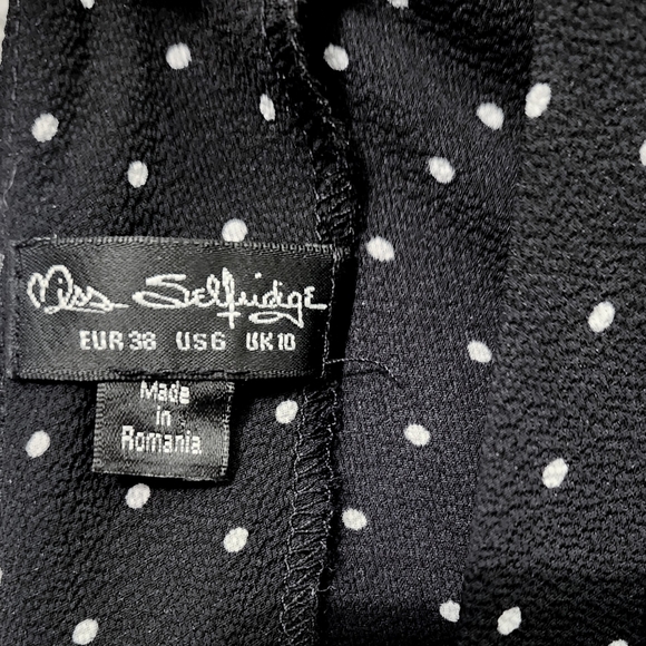 Miss Selfridge Polka-dot Midi Dress - Picture 7 of 8